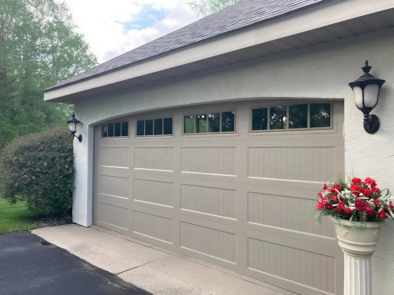 Exterior House Painting Garage Door Entryway St. Michael, MN