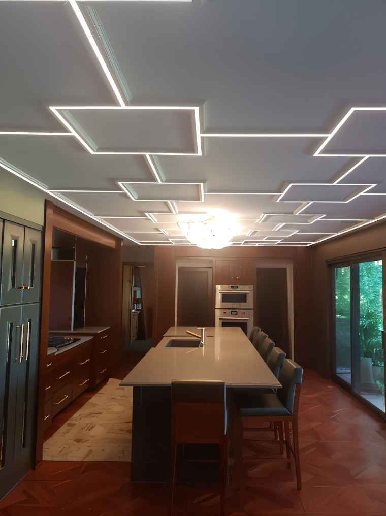 Residential Interior Painting Modern Kitchen Ceiling Shoreview, MN